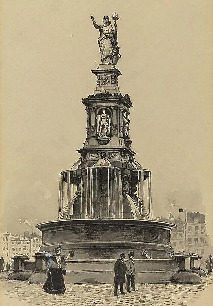 Hansa-Brunnen, 1893. Creator: Fritz Stoltenberg