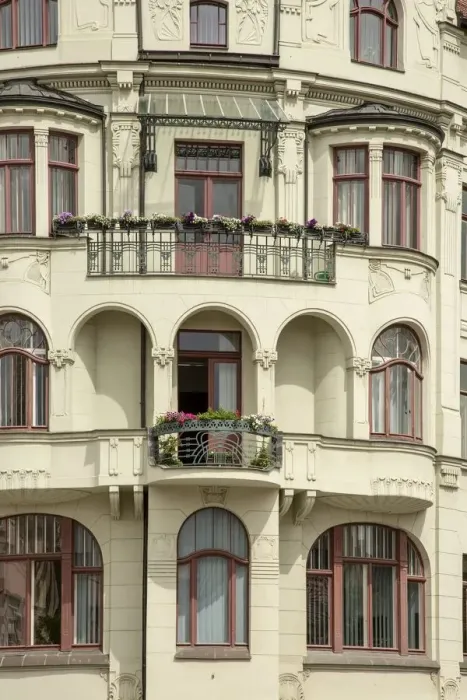 Framed Print : Hansahaus am Wielandplatz Apartment building, Weimar, Germany, (1905), 2018. Artist