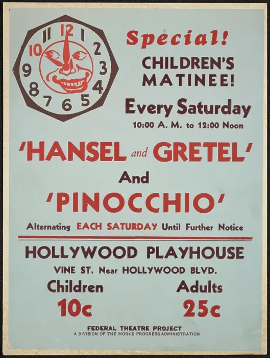 Framed Print : Hansel and Gretel, Los Angeles, [193-]. Creator: Unknown