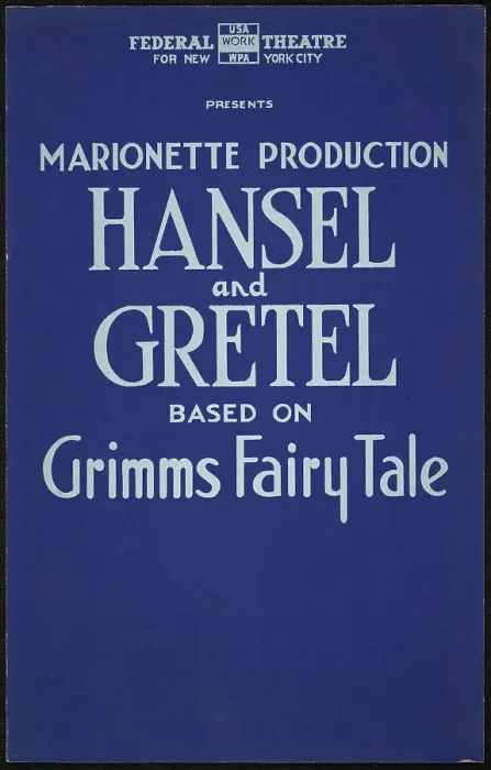 Framed Print : Hansel and Gretel, New York, [1930s]. Creator: Unknown