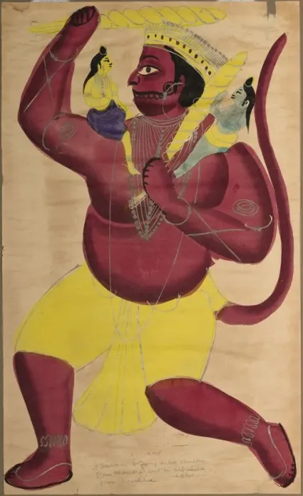 Framed Print : Hanuman, c. 1880. Creator: Unknown Framed Print : Hanuman, c. 1880. Creator: Unknown