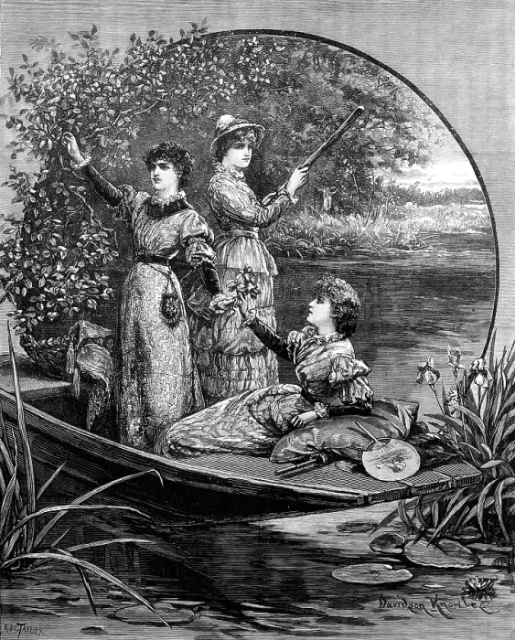 Framed Print : Happy Days, 1881. Creator: R&E Taylor Framed Print : Happy Days, 1881. Creator: R&E Taylor
