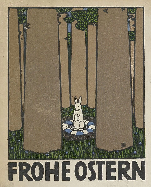 Happy Easter (Frohe Ostern), 1908. Creator: Urban Janke