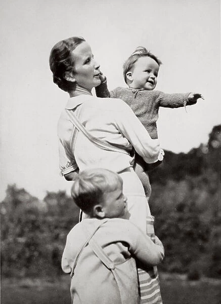 A Happy Mother, a National Socialist Ideal, Germany, 1936