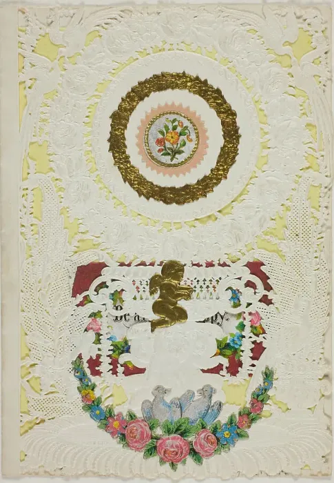 Framed Print : Be Always Happy (valentine), n.d. Creator: Unknown Framed Print : Be Always Happy (valentine), n.d. Creator: Unknown