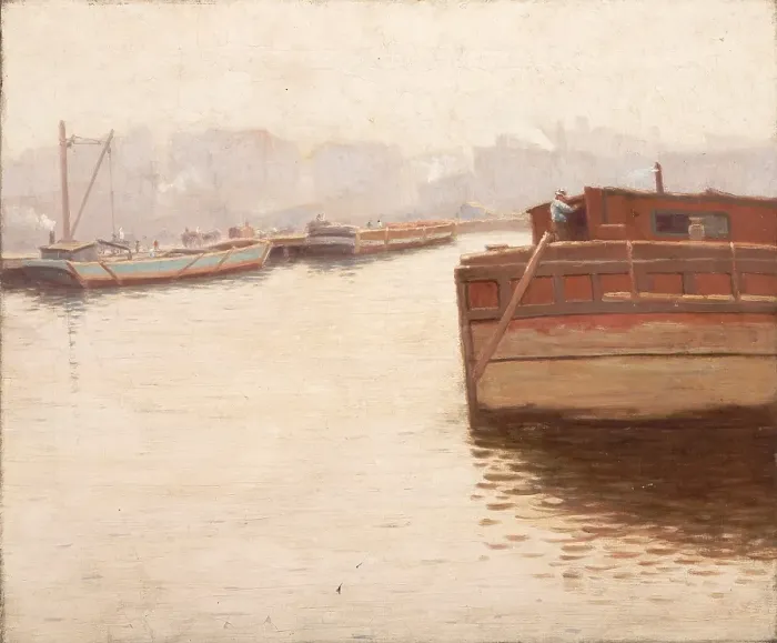 Framed Print : Harbor, date unknown, c1875-1935. Creator: William Forsyth Framed Print : Harbor, date unknown, c1875-1935. Creator: William Forsyth