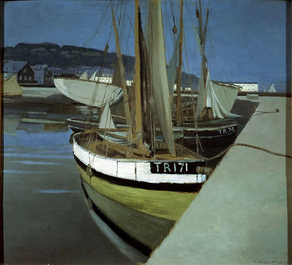 The Harbour, 1901. Artist: Felix Edouard Vallotton
