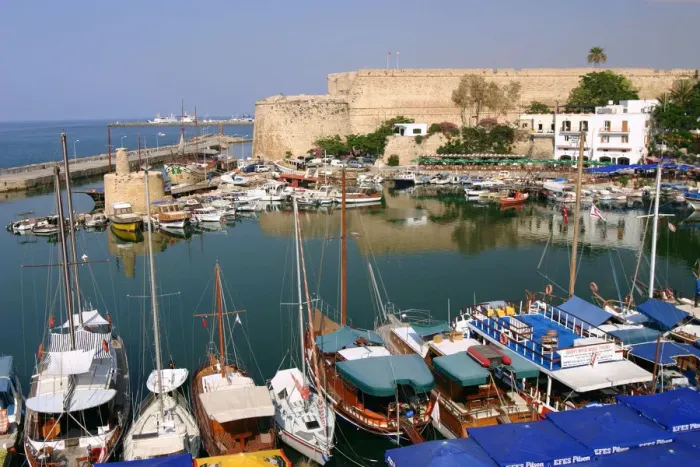 Framed Print : Harbour and castle, Kyrenia (Girne), North Cyprus Framed Print : Harbour and castle, Kyrenia (Girne), North Cyprus