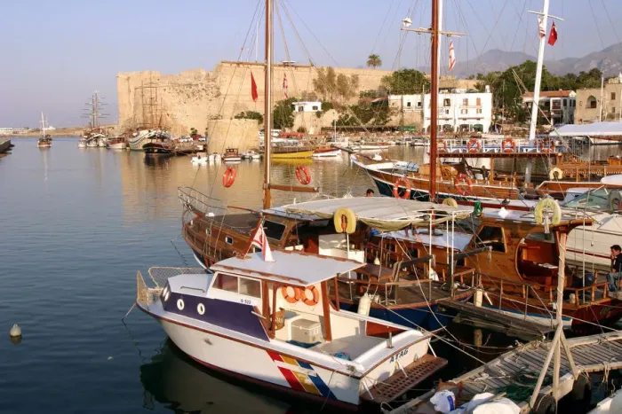 Framed Print : Harbour and castle, Kyrenia (Girne), North Cyprus Framed Print : Harbour and castle, Kyrenia (Girne), North Cyprus