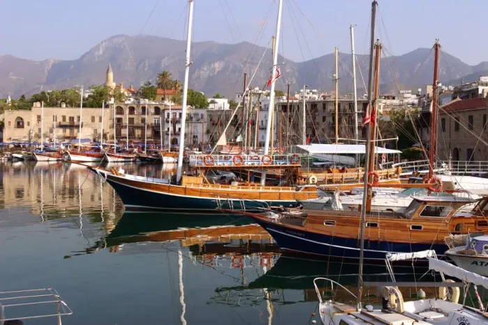 Framed Print : Harbour of Kyrenia (Girne), North Cyprus Framed Print : Harbour of Kyrenia (Girne), North Cyprus