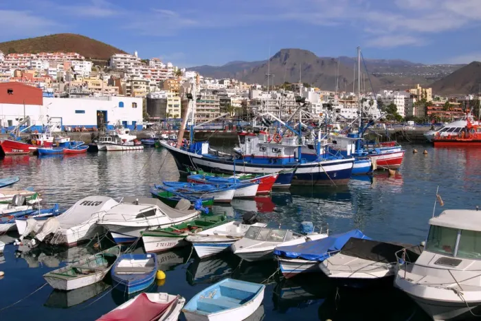 Framed Print : Harbour, Los Cristianos, Tenerife, Canary Islands, 2007 Framed Print : Harbour, Los Cristianos, Tenerife, Canary Islands, 2007