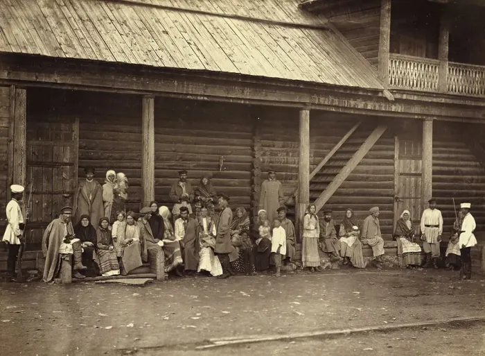 Framed Print : Hard Labor Convicts Visiting with Their Families, 1891. Creator: Aleksei Kuznetsov Framed Print : Hard Labor Convicts Visiting with Their Families, 1891. Creator: Aleksei Kuznetsov