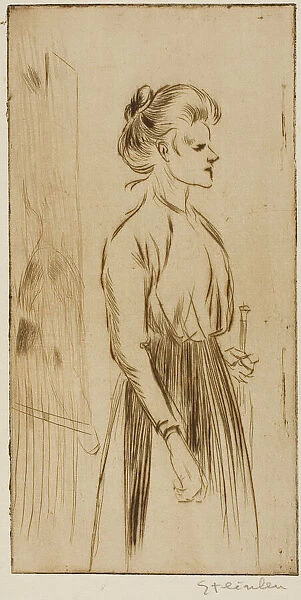 Hard Woman, 1898. Creator: Theophile Alexandre Steinlen