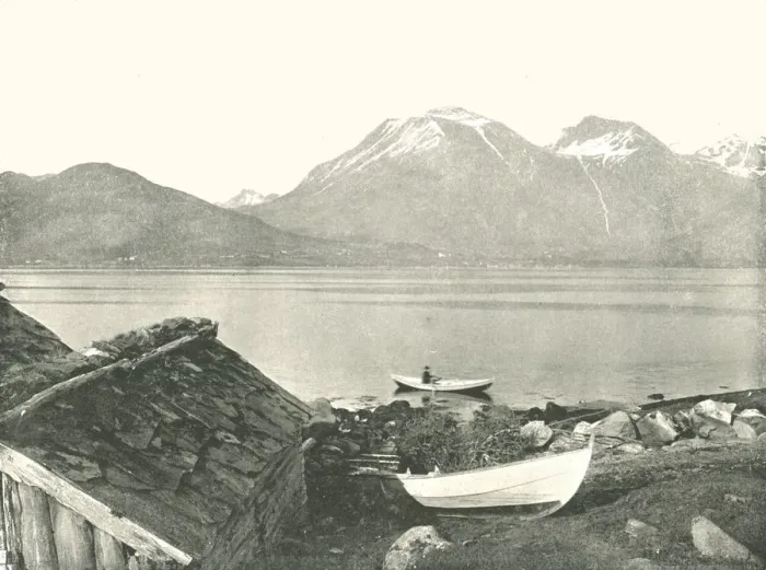 Framed Print : The Hardangerfjord at Rosendal, Norway, 1895. Creator: Unknown Framed Print : The Hardangerfjord at Rosendal, Norway, 1895. Creator: Unknown