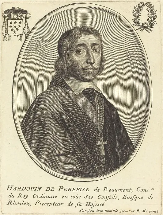Framed Print : Hardouin de Beaumont de Perefixe. Creator: Balthasar Moncornet Framed Print : Hardouin de Beaumont de Perefixe. Creator: Balthasar Moncornet