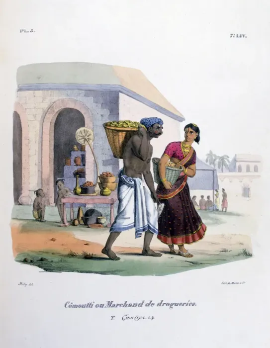 Framed Print : Hardware Merchant, 1828. Artist: Marlet et Cie Framed Print : Hardware Merchant, 1828. Artist: Marlet et Cie