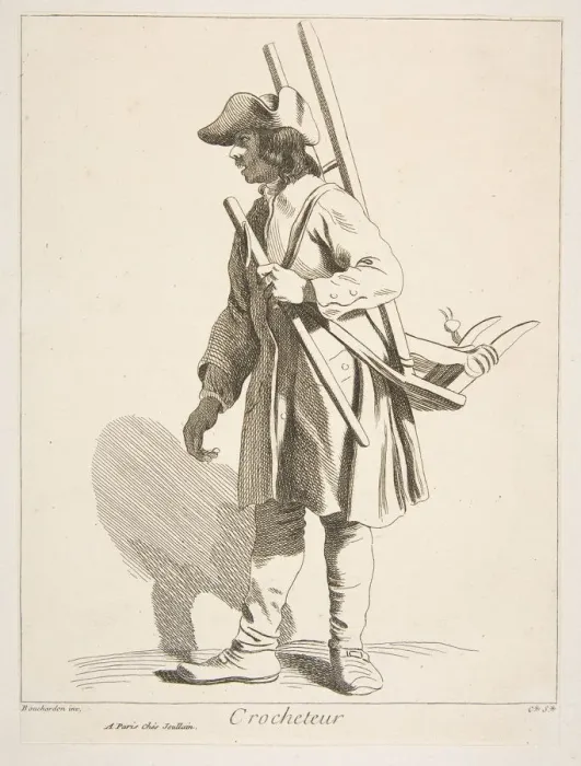 Framed Print : Hardware Peddler, 1746. Creator: Caylus, Anne-Claude-Philippe de Framed Print : Hardware Peddler, 1746. Creator: Caylus, Anne-Claude-Philippe de