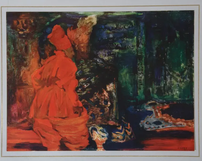 Framed Print : Harems Secret. (Ballet Scheharazade by N. Rimsky-Korsakov), c. 1910. Artist: Bakst, Leon (1866-1924) Framed Print : Harems Secret. (Ballet Scheharazade by N. Rimsky-Korsakov), c. 1910. Artist: Bakst, Leon (1866-1924)