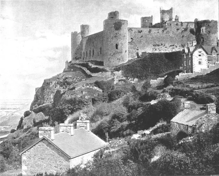 Framed Print : Harlech Castle, Merionethshire, Wales, 1894. Creator: Unknown Framed Print : Harlech Castle, Merionethshire, Wales, 1894. Creator: Unknown