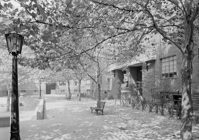 Framed Print : Harlem River Houses, 7th Ave. and 152nd St. New York City, 1951. Creator: Gottscho-Schleisner, Inc Framed Print : Harlem River Houses, 7th Ave. and 152nd St. New York City, 1951. Creator: Gottscho-Schleisner, Inc