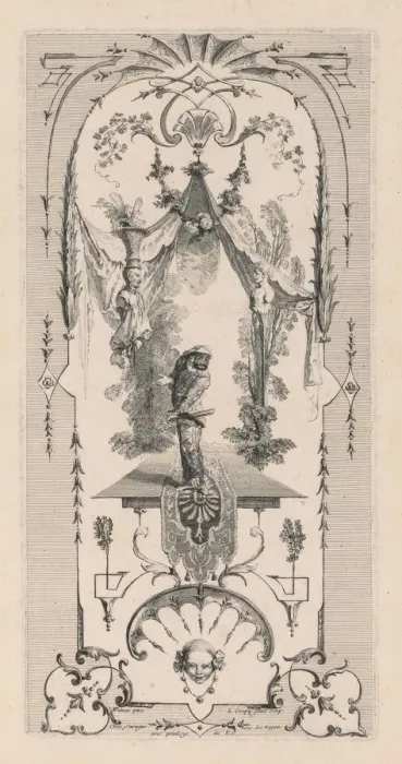 Framed Print : Harlequin, Arabesque. Creator: Louis Crepy (French) Framed Print : Harlequin, Arabesque. Creator: Louis Crepy (French)