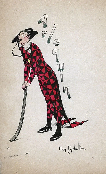 Harlequin, c1880-1930. Artist: Henry Gerbault