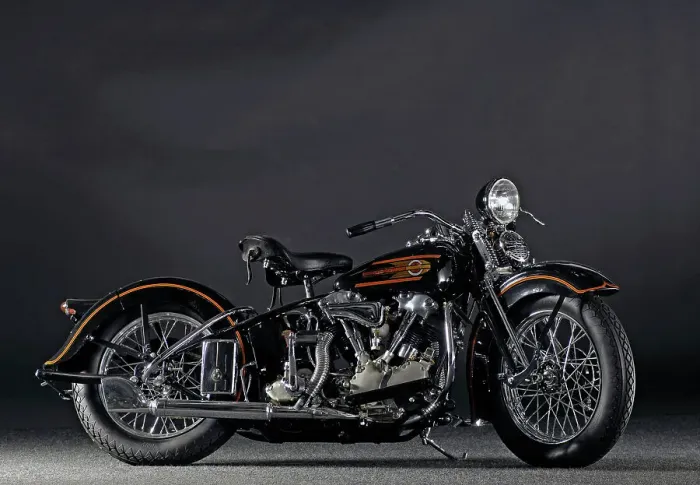Framed Print : Harley Davidson ELS Knucklelhead 1937. Artist: Simon Clay Framed Print : Harley Davidson ELS Knucklelhead 1937. Artist: Simon Clay