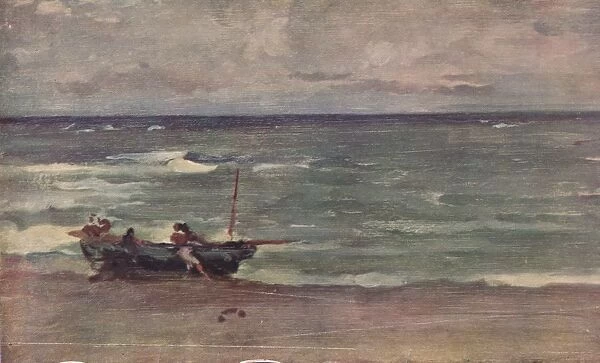 Harmony in Blue and Silver: Beaching The Boat, Etretat, c1897. Artist: James Abbott McNeill Whistler