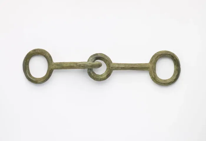 Framed Print : Harness fitting: bit, Eastern Zhou dynasty, 5th-4th century BCE. Creator: Unknown Framed Print : Harness fitting: bit, Eastern Zhou dynasty, 5th-4th century BCE. Creator: Unknown