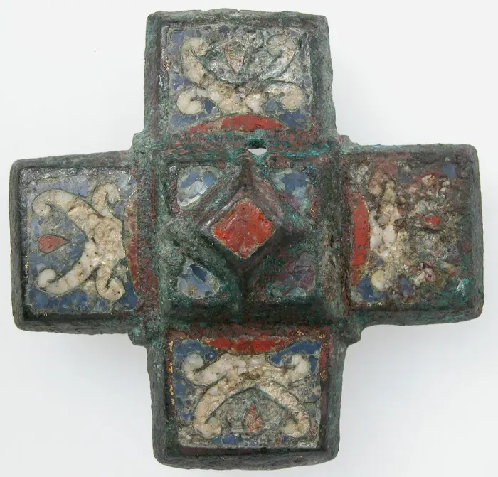 Framed Print : Harness Mount, German, 10th century. Creator: Unknown Framed Print : Harness Mount, German, 10th century. Creator: Unknown