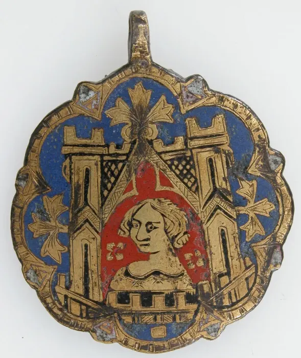 Framed Print : Harness Pendant, possibly Spanish, 13th-early 15th century. Creator: Unknown Framed Print : Harness Pendant, possibly Spanish, 13th-early 15th century. Creator: Unknown