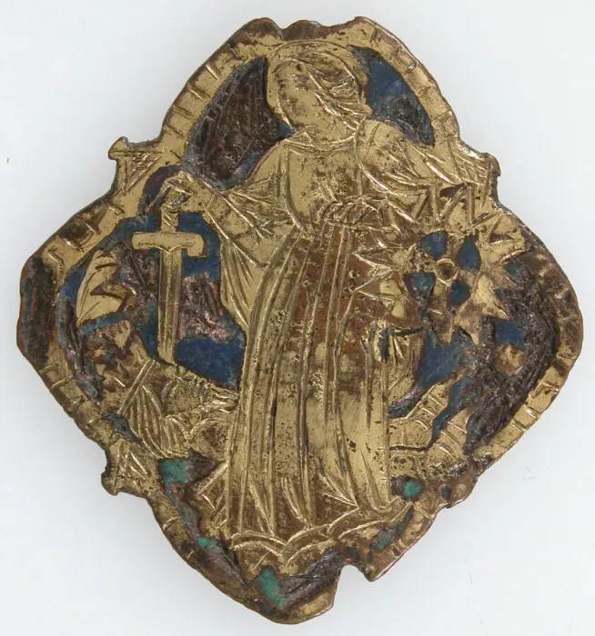 Framed Print : Harness Pendant, possibly Spanish, 13th-early 15th century. Creator: Unknown Framed Print : Harness Pendant, possibly Spanish, 13th-early 15th century. Creator: Unknown