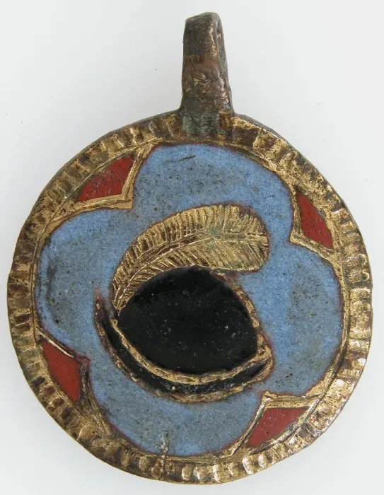 Framed Print : Harness Pendant, possibly Spanish, 13th-early 15th century. Creator: Unknown Framed Print : Harness Pendant, possibly Spanish, 13th-early 15th century. Creator: Unknown