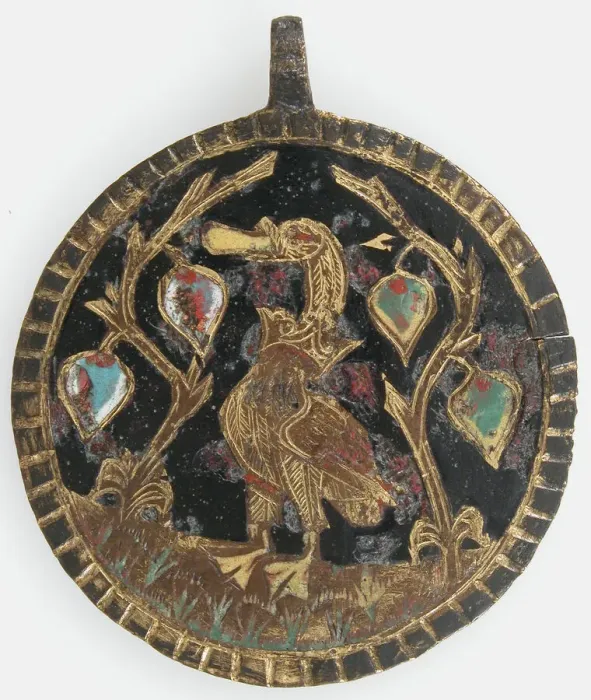 Framed Print : Harness Pendant, possibly Spanish, 13th-early 15th century. Creator: Unknown Framed Print : Harness Pendant, possibly Spanish, 13th-early 15th century. Creator: Unknown