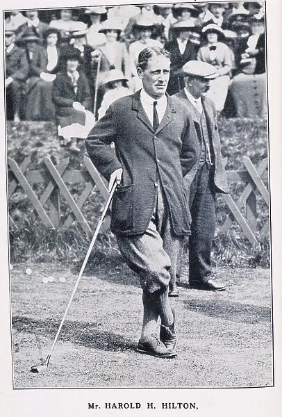Harold H Hilton, golfer, c1900