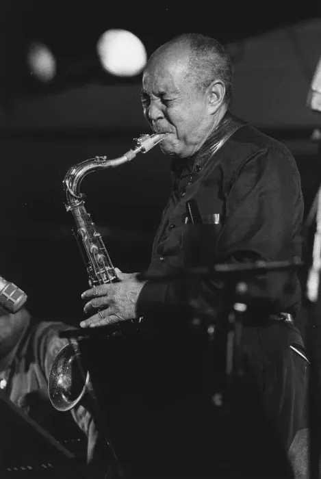 Framed Print : Harold Land, Soho Jazz Festival, 1992. Creator: Brian Foskett Framed Print : Harold Land, Soho Jazz Festival, 1992. Creator: Brian Foskett