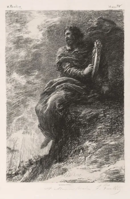 Framed Print : Harolde dans les Montagnes, 1884. Creator: Henri Fantin-Latour (French, 1836-1904) Framed Print : Harolde dans les Montagnes, 1884. Creator: Henri Fantin-Latour (French, 1836-1904)