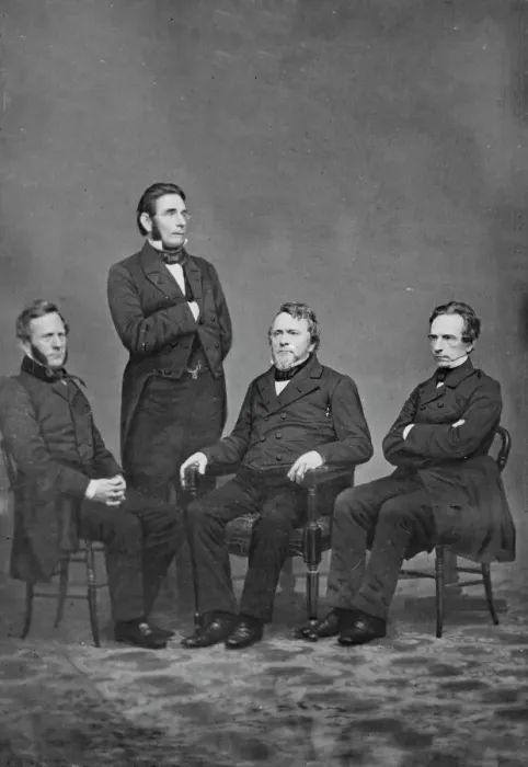 Framed Print : Harper Brothers, between 1855 and 1865. Creator: Unknown Framed Print : Harper Brothers, between 1855 and 1865. Creator: Unknown
