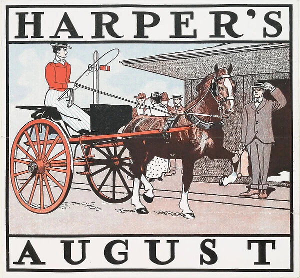 Harper's August, c1890 - 1907. Creator: Edward Penfield