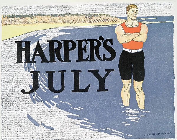 Harper's July, c1899. Creator: Edward Penfield