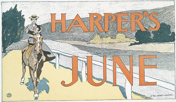 Harper's June, c1890 - 1907. Creator: Edward Penfield