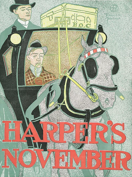 Harper's November, c1890 - 1907. Creator: Edward Penfield