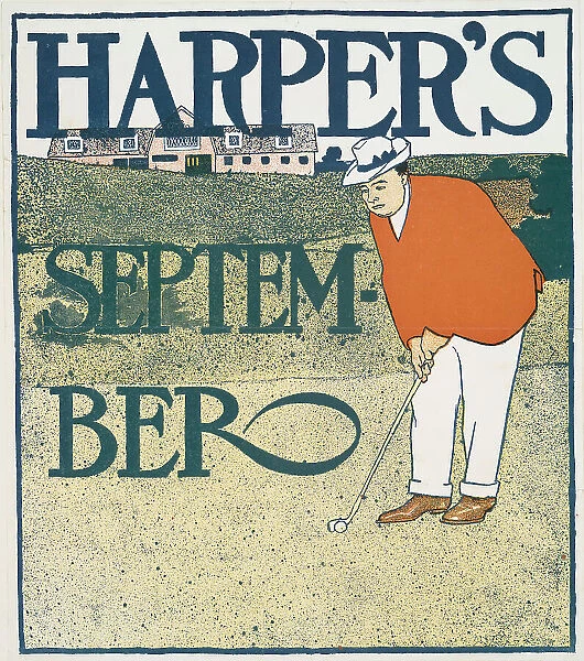 Harper's September, c1890 - 1907. Creator: Edward Penfield