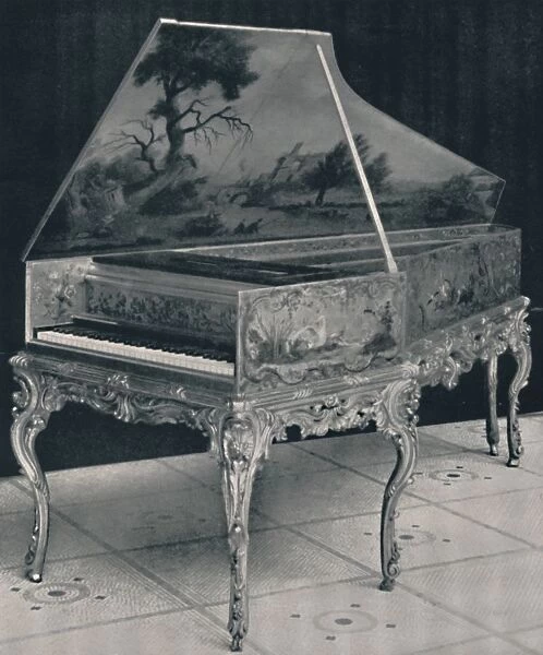 Harpsichord, by Andries Ruckers. Decorated with Vernis Martin in the 18th Century, (1927)