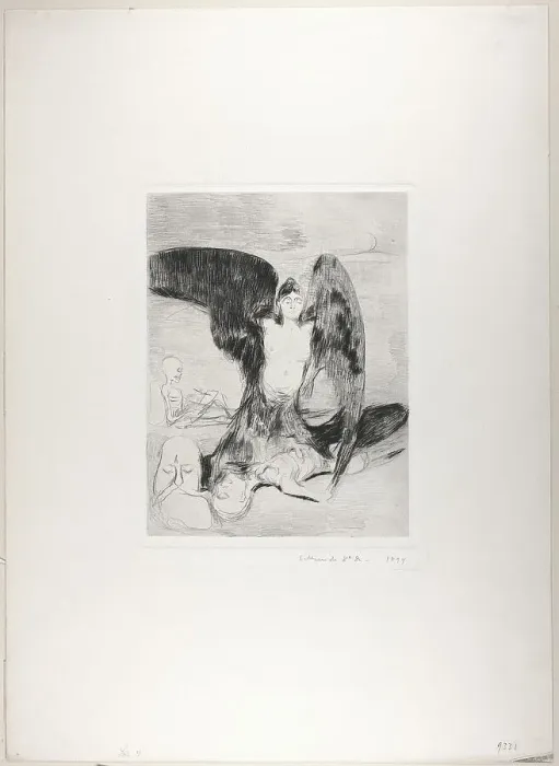 Framed Print : Harpy, 1894. Creator: Edvard Munch Framed Print : Harpy, 1894. Creator: Edvard Munch