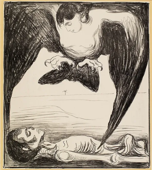 Framed Print : Harpy, 1899. Creator: Munch; Edvard (1863-1944) Framed Print : Harpy, 1899. Creator: Munch; Edvard (1863-1944)
