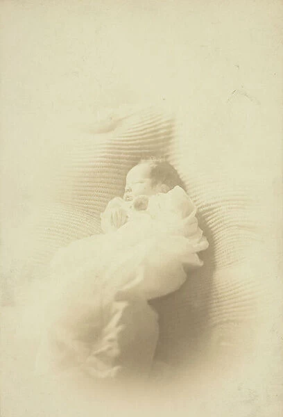 Harriet Warner Walker, less than 24 hr. old, (1870 / 1890). Creator: J. J. Kanberg
