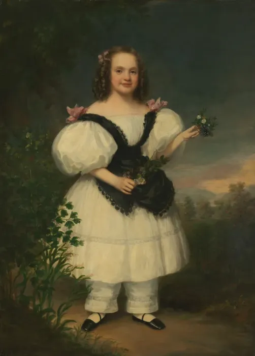Framed Print : Harriet White, 1835 / 40. Creators: Samuel Lovett Waldo, William Jewett Framed Print : Harriet White, 1835 / 40. Creators: Samuel Lovett Waldo, William Jewett