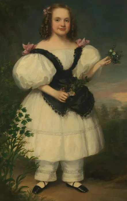Framed Print : Harriet White, 1835 / 40. Creators: Samuel Lovett Waldo, William Jewett Framed Print : Harriet White, 1835 / 40. Creators: Samuel Lovett Waldo, William Jewett