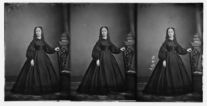 Framed Print : Harris, Lizzie (Actress), ca. 1860-1865. Creator: Unknown Framed Print : Harris, Lizzie (Actress), ca. 1860-1865. Creator: Unknown